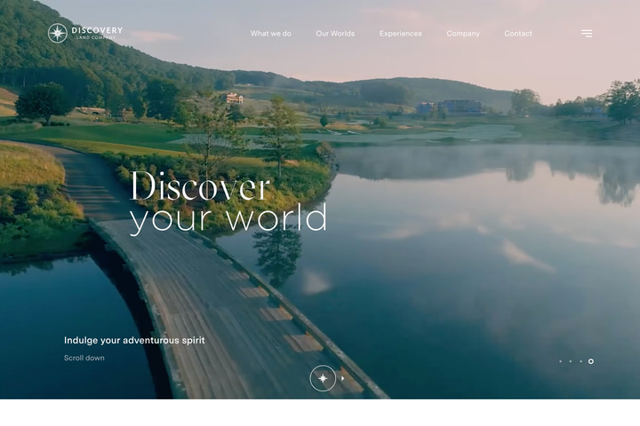 Discovery Land Company website preview